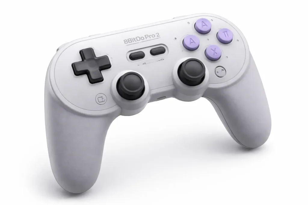 8BitDo Pro 2 Wireless Game Controller 8BitDo Pro 2 wireless controller with dual analog sticks and classic button layout
